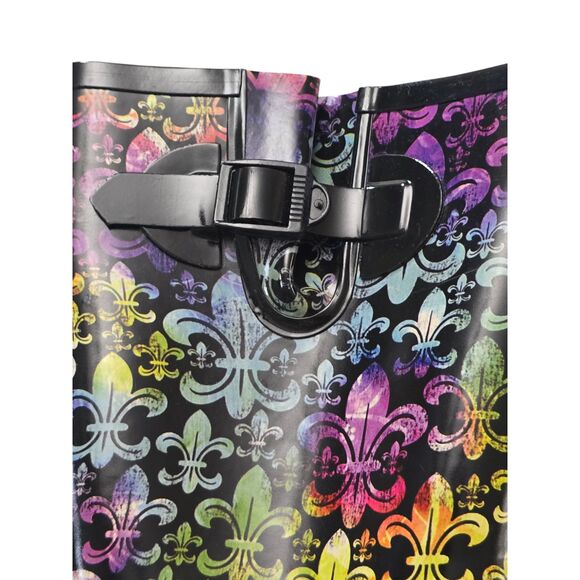 Corkys Fleur De Lis Size 10 Rain Boots Rubber Boots - Picture 8 of 10